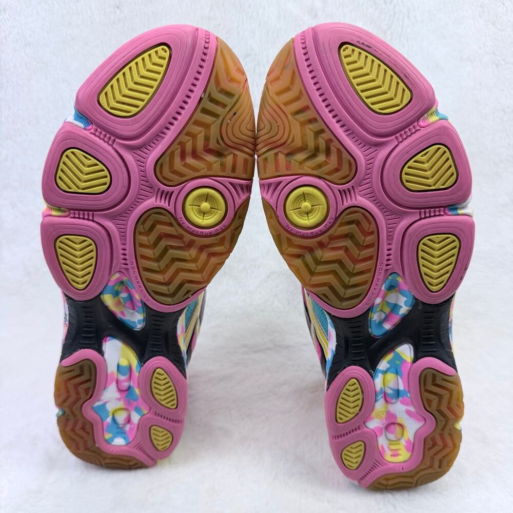 ASICS Gel Flashpoint Womens Volleyball Shoes Multi Color Size 12 B256N Athletic - Picture 6 of 9